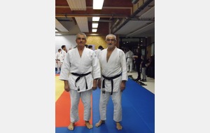 Roland-Jack et Roland Georges Dubois : les co-fondateurs du club retrouvent le tatami